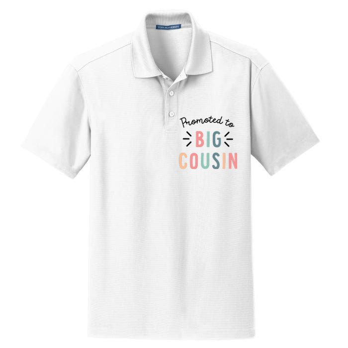 Promoted To Big Cousin Dry Zone Grid Polo