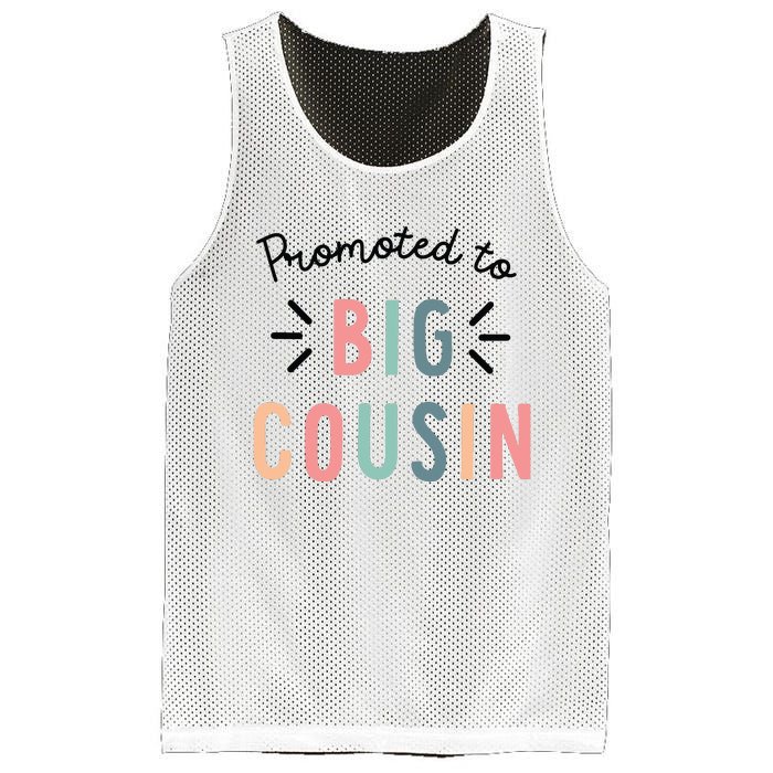 Promoted To Big Cousin Mesh Reversible Basketball Jersey Tank