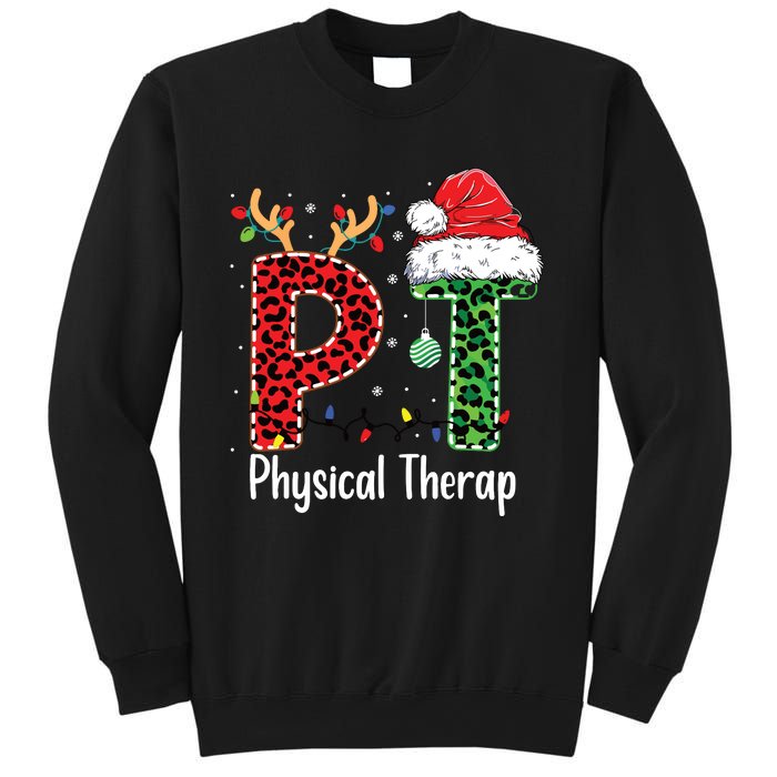 Physical Therapy Christmas Santa Hat Pt Therapist Xmas Sweatshirt