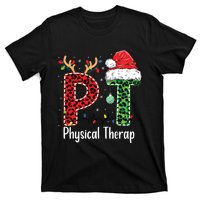 Physical Therapy Christmas Santa Hat Pt Therapist Xmas T-Shirt