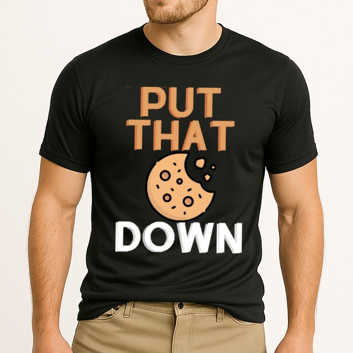 Put That Cookie Down! Jingle All The Way Arnold Schwarzenegger Performance Shirt