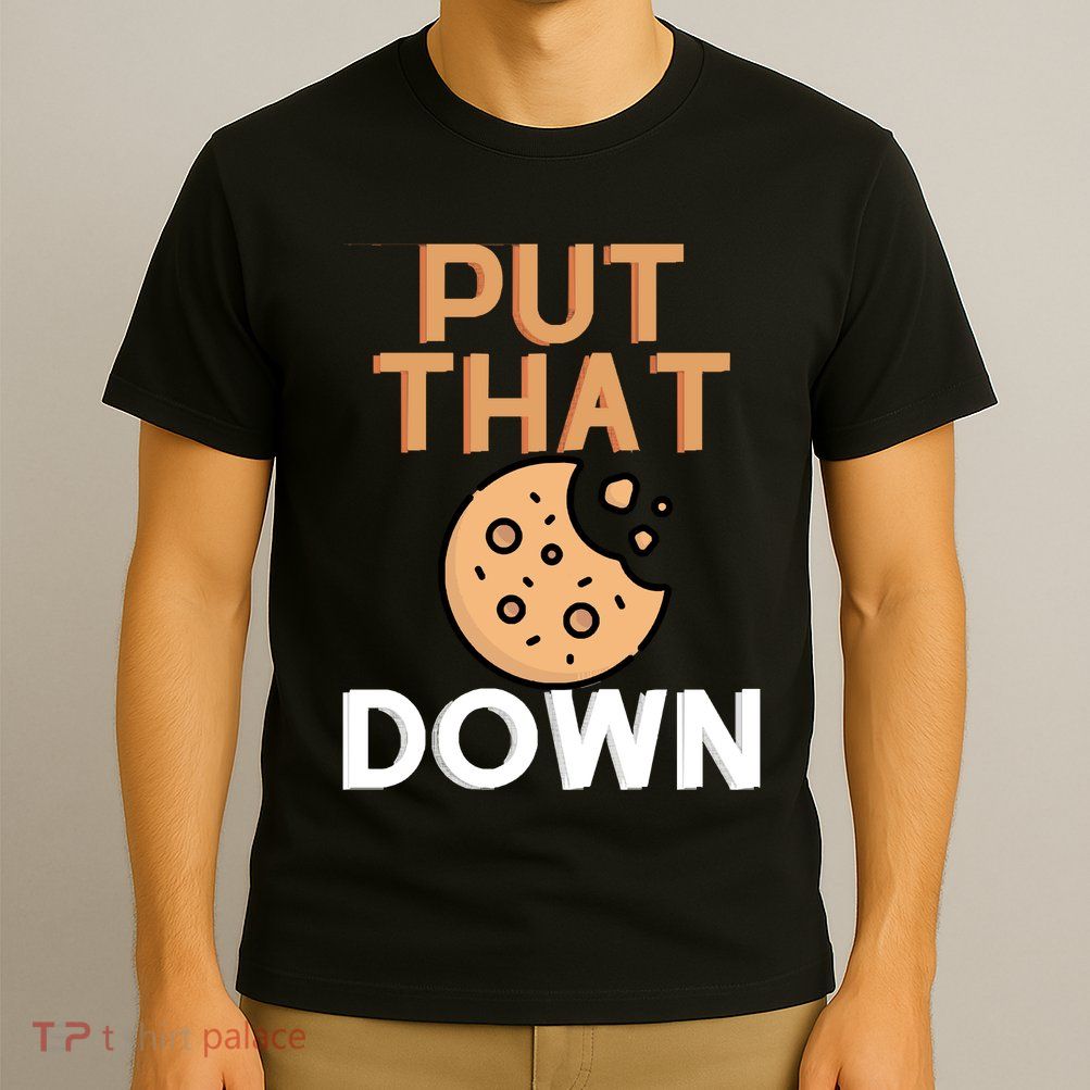 Put That Cookie Down! Jingle All The Way Arnold Schwarzenegger T-Shirt