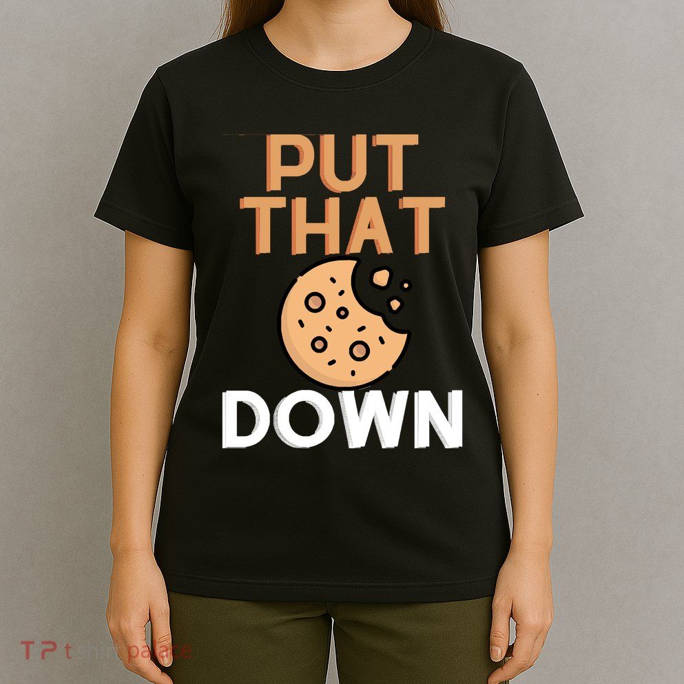 Put That Cookie Down! Jingle All The Way Arnold Schwarzenegger T-Shirt