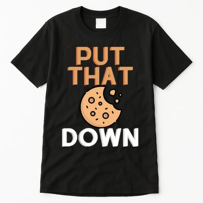 Put That Cookie Down! Jingle All The Way Arnold Schwarzenegger Tall T-Shirt