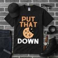 Put That Cookie Down! Jingle All The Way Arnold Schwarzenegger Tall T-Shirt