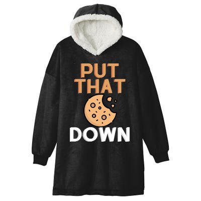 Put That Cookie Down! Jingle All The Way Arnold Schwarzenegger Hooded Wearable Blanket