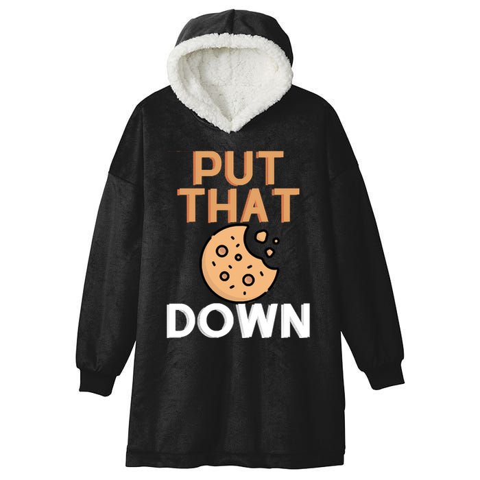 Put That Cookie Down! Jingle All The Way Arnold Schwarzenegger Hooded Wearable Blanket