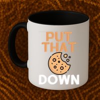 Put That Cookie Down! Jingle All The Way Arnold Schwarzenegger Mug