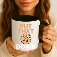 Put That Cookie Down! Jingle All The Way Arnold Schwarzenegger Mug