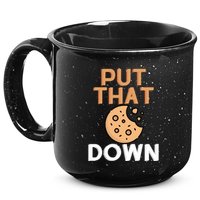 Put That Cookie Down! Jingle All The Way Arnold Schwarzenegger 15oz Campfire Ceramic Mug