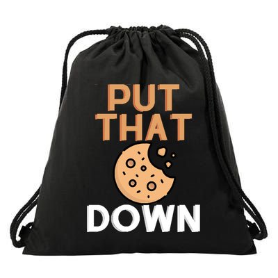 Put That Cookie Down! Jingle All The Way Arnold Schwarzenegger Drawstring Bag