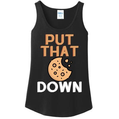 Put That Cookie Down! Jingle All The Way Arnold Schwarzenegger Ladies Essential Tank