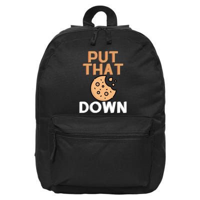 Put That Cookie Down! Jingle All The Way Arnold Schwarzenegger 16 in Basic Backpack