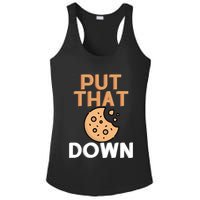 Put That Cookie Down! Jingle All The Way Arnold Schwarzenegger Ladies PosiCharge Competitor Racerback Tank
