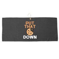 Put That Cookie Down! Jingle All The Way Arnold Schwarzenegger Large Microfiber Waffle Golf Towel