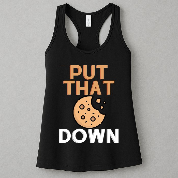 Put That Cookie Down! Jingle All The Way Arnold Schwarzenegger Womens Tank Top