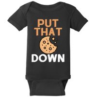 Put That Cookie Down! Jingle All The Way Arnold Schwarzenegger Baby Bodysuit