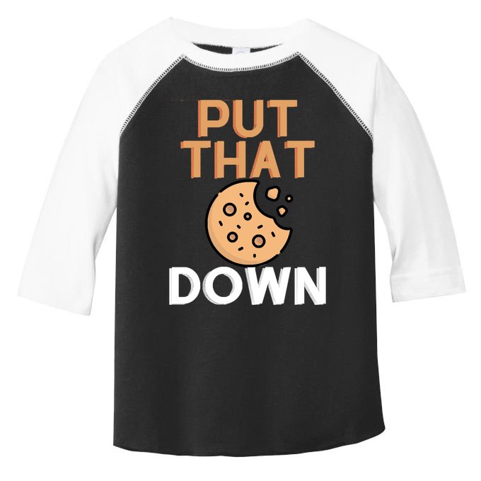 Put That Cookie Down! Jingle All The Way Arnold Schwarzenegger Toddler Fine Jersey T-Shirt