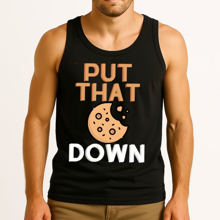 Put That Cookie Down! Jingle All The Way Arnold Schwarzenegger Tank Top
