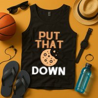 Put That Cookie Down! Jingle All The Way Arnold Schwarzenegger Tank Top