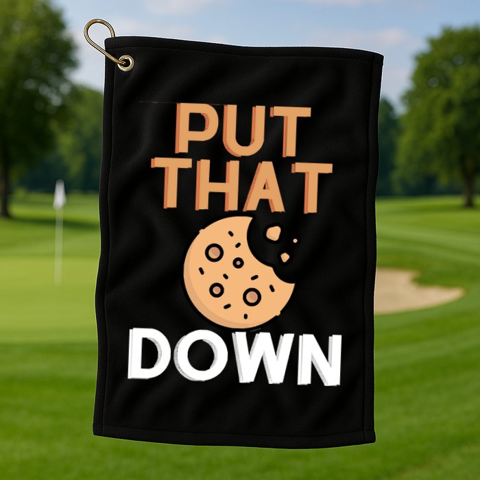 Put That Cookie Down! Jingle All The Way Arnold Schwarzenegger Golf Towel