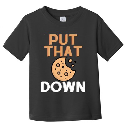 Put That Cookie Down! Jingle All The Way Arnold Schwarzenegger Toddler T-Shirt