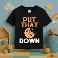 Put That Cookie Down! Jingle All The Way Arnold Schwarzenegger Toddler T-Shirt
