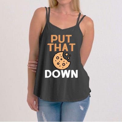 Put That Cookie Down! Jingle All The Way Arnold Schwarzenegger Women's Strappy Tank