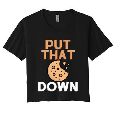 Put That Cookie Down! Jingle All The Way Arnold Schwarzenegger Crop Top