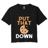 Put That Cookie Down! Jingle All The Way Arnold Schwarzenegger Crop Top