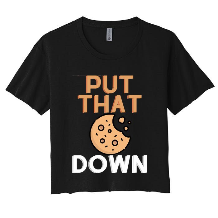 Put That Cookie Down! Jingle All The Way Arnold Schwarzenegger Crop Top