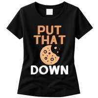 Put That Cookie Down! Jingle All The Way Arnold Schwarzenegger Womens T-Shirt