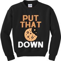 Put That Cookie Down! Jingle All The Way Arnold Schwarzenegger Kids Sweatshirt