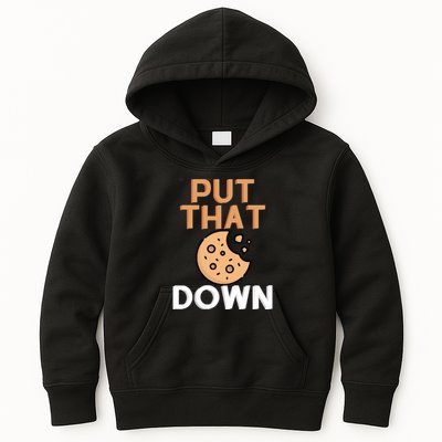 Put That Cookie Down! Jingle All The Way Arnold Schwarzenegger Kids Hoodie