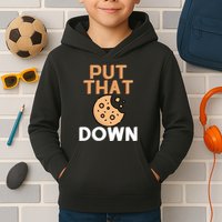 Put That Cookie Down! Jingle All The Way Arnold Schwarzenegger Kids Hoodie