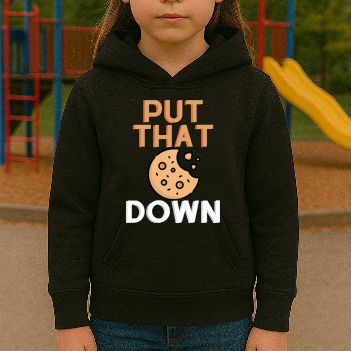 Put That Cookie Down! Jingle All The Way Arnold Schwarzenegger Kids Hoodie