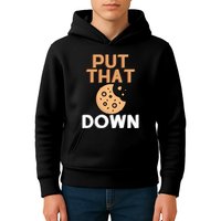 Put That Cookie Down! Jingle All The Way Arnold Schwarzenegger Kids Hoodie