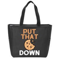 Put That Cookie Down! Jingle All The Way Arnold Schwarzenegger Zip Tote Bag