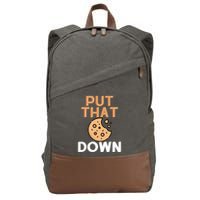 Put That Cookie Down! Jingle All The Way Arnold Schwarzenegger Cotton Canvas Backpack