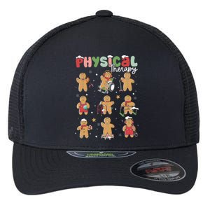 Physical Therapy Christmas Gingerbread Physical Therapist Flexfit Unipanel Trucker Cap