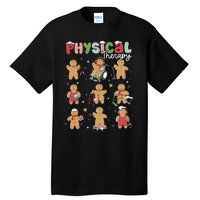 Physical Therapy Christmas Gingerbread Physical Therapist Tall T-Shirt