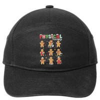 Physical Therapy Christmas Gingerbread Physical Therapist 7-Panel Snapback Hat