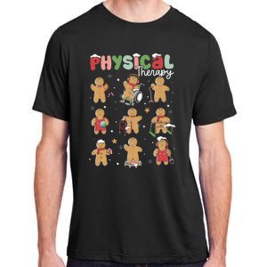 Physical Therapy Christmas Gingerbread Physical Therapist Adult ChromaSoft Performance T-Shirt