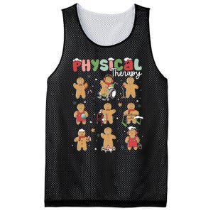 Physical Therapy Christmas Gingerbread Physical Therapist Mesh Reversible Basketball Jersey Tank