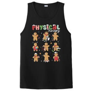 Physical Therapy Christmas Gingerbread Physical Therapist PosiCharge Competitor Tank