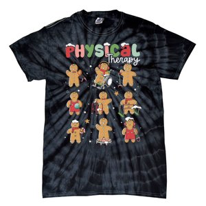 Physical Therapy Christmas Gingerbread Physical Therapist Tie-Dye T-Shirt