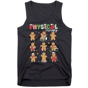 Physical Therapy Christmas Gingerbread Physical Therapist Tank Top