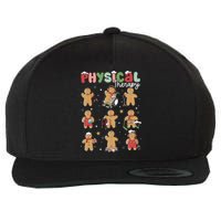 Physical Therapy Christmas Gingerbread Physical Therapist Wool Snapback Cap