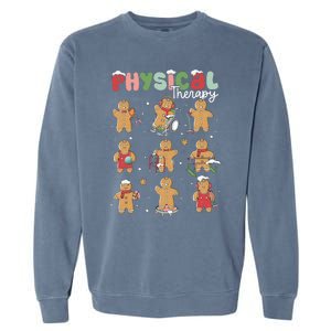 Physical Therapy Christmas Gingerbread Physical Therapist Garment-Dyed Sweatshirt