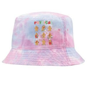 Physical Therapy Christmas Gingerbread Physical Therapist Tie-Dyed Bucket Hat